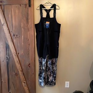 Habit Men’s Angler’s Bluff Rain Bib Sz Large